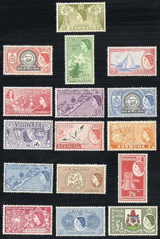Bermuda Stamps # 143-62 MLH VF Scott Value $110.00