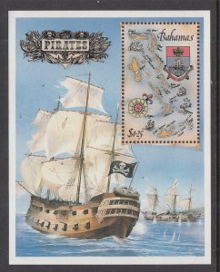 Bahamas 629 Ship Souvenir Sheet MNH VF