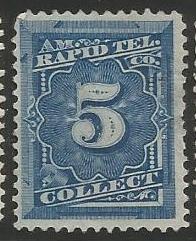 U.S. Scott #1T10 Telegraph Stamp - Used Single