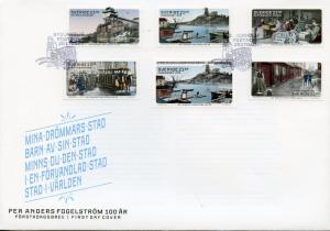 Sweden 2017 FDC Per Anders Fogelstrom 100 Years 6v Set Cover Literature Stamps