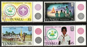 Tuvalu Sc #176-179 Used