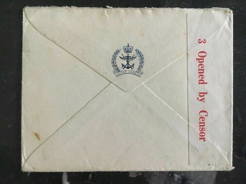 1937 Melbourne Australia Censored Cover To Auckland New Zealand