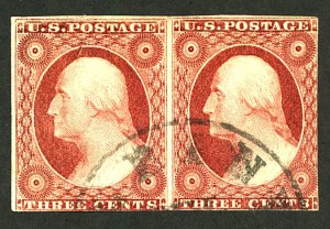 U.S. #10 USED PAIR