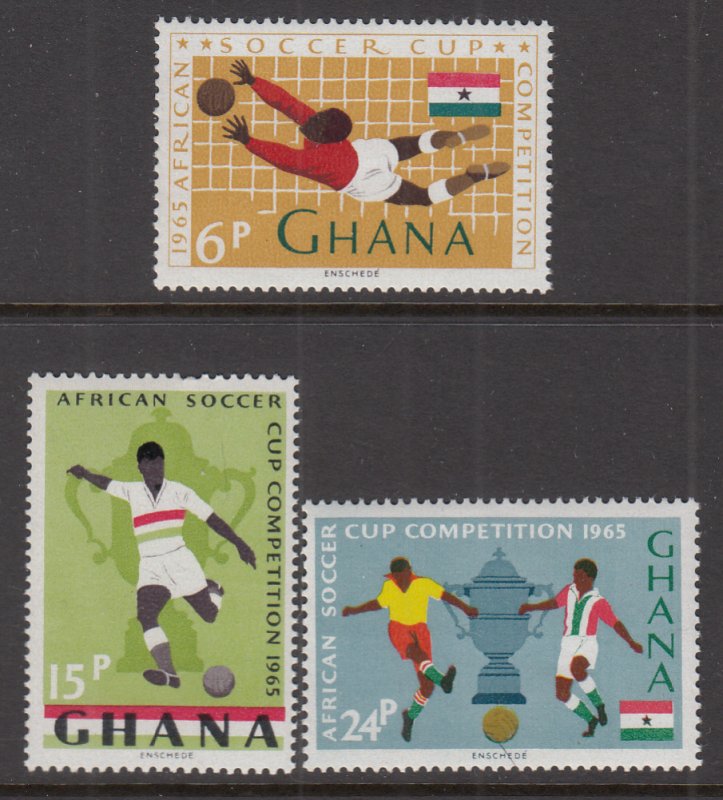 Ghana 233-235 Soccer MNH VF