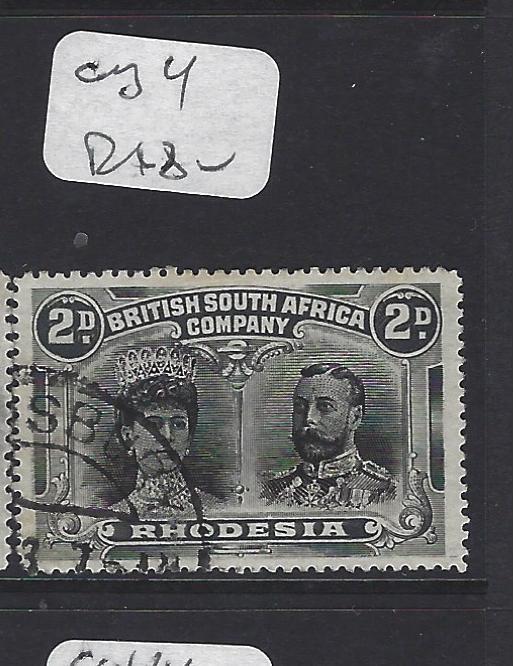 RHODESIA (P0109B) DOUBLE HEAD  2D  VFU  COPY 4