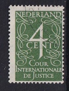 Netherlands #O26 used 1950 official stamps numerals 4c