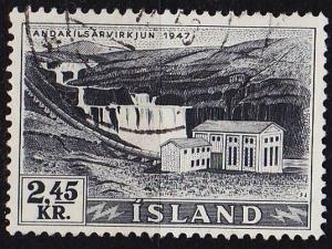 ISLAND ICELAND [1956] MiNr 0308 ( O/used ) Landschaft