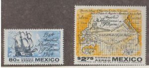 Mexico Scott #C300-C301 Stamps - Mint Set