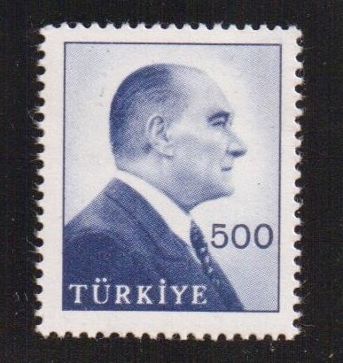 Turkey  #1460   MNH  1959   Kemal Ataturk  500k