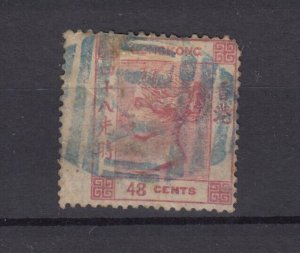 Hong Kong QV 1862 48c Margin SG6 FU BP8962