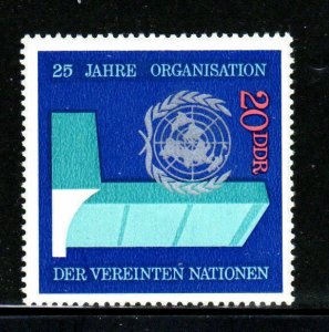 GERMANY - DDR #1247  1970  U.N  25TH ANNIV.   MINT  VF NH  O.G