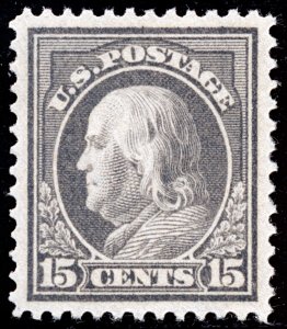 US 418 15c 1912 Benjamin Franklin perf 12 PSAG grade 95 NH