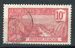 FRENCH COLONIES; GUADELOUPE 1905 early pictorial issue used 10c. value