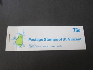 St Vincent 1970 Sc 280-4 BLK Bird set MNH