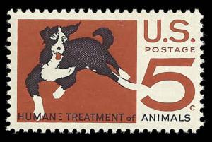 # 1307 MINT NEVER HINGED HUMANE TREATMENT OF ANIMALS VF+