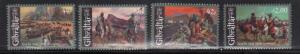 Gibraltar 1301-4 Invasion of Gibraltar Mint NH