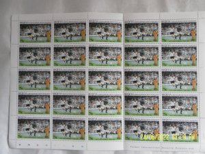 BEQUIA GRENANDINES OF ST.VINCENT,  1982 world cup (Italy v West Germany) sheet.