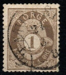 Norway #15 F-VF Used CV $55.00