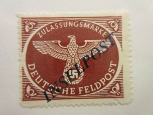 GERMANY Fieldpostmarken Agramer Aufdruck Michel 10BbII MLH  LotH  Cat €100