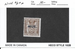 Niue: Barefoot #10, Revenue, used (56171)