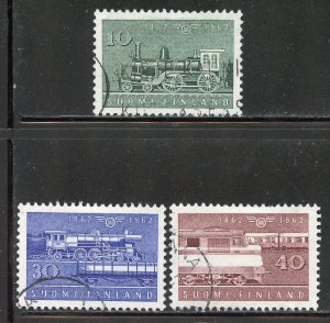 Finland #388-90, Used.