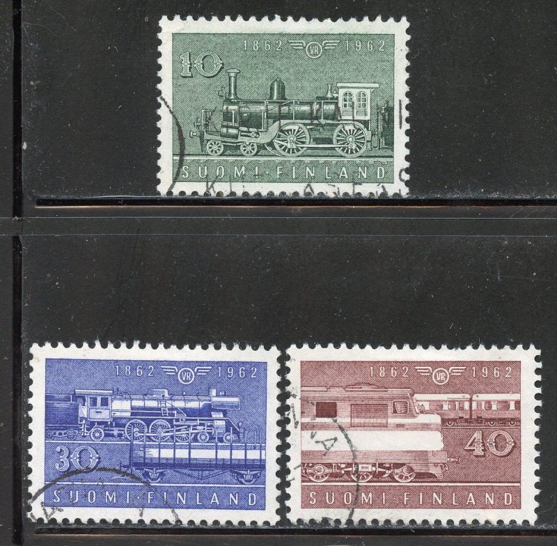 Finland #388-90, Used.