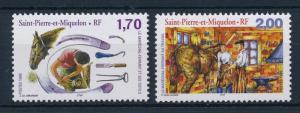 [34546] St. Pierre & Miquelon 1999 Animals Horses Farrier MNH