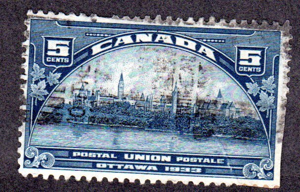 CANADA, Scott # 202, used, 2013 CAT = $ 3.75, Lot 200553 -01