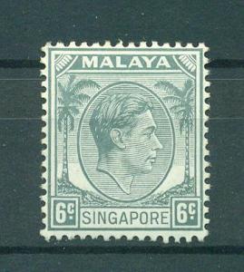 Malaya - Singapore sc# 6 mh cat value $.40