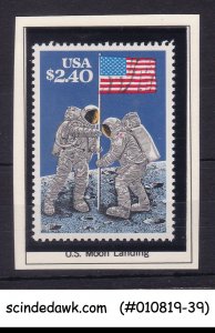 UNITED STATES USA - 1989 20th ANNIV. OF MOON LANDING /SPACE 1V MNH