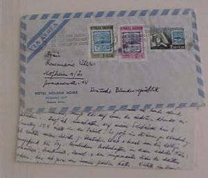 ARGENTINA  COVER WITH LETTER  IN GERMAN 1958