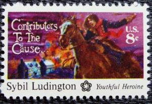 US #1559 MNH Single, Sybil Ludington, SCV $.25 L10