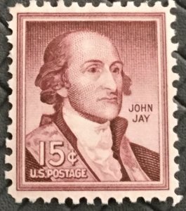 US #1046 *MH* Single John Jay SCV $.60 L24