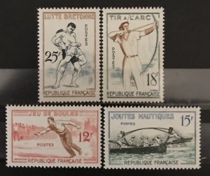 France 1958 #883-6, MNH, CV $6