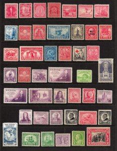 United States 49 Stamp Collection - See Description