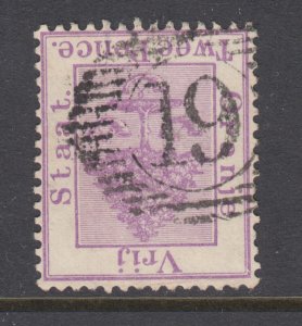 Orange Free State SG 49 used. 1883 2p pale mauve, excellent Numeral 19 cancel