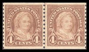 601 Mint F-VF NH Line Pair