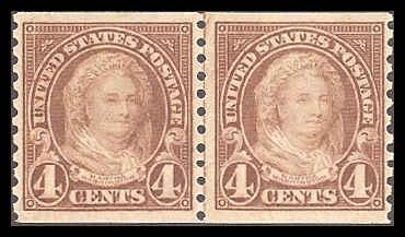 601 Mint F-VF NH Line Pair
