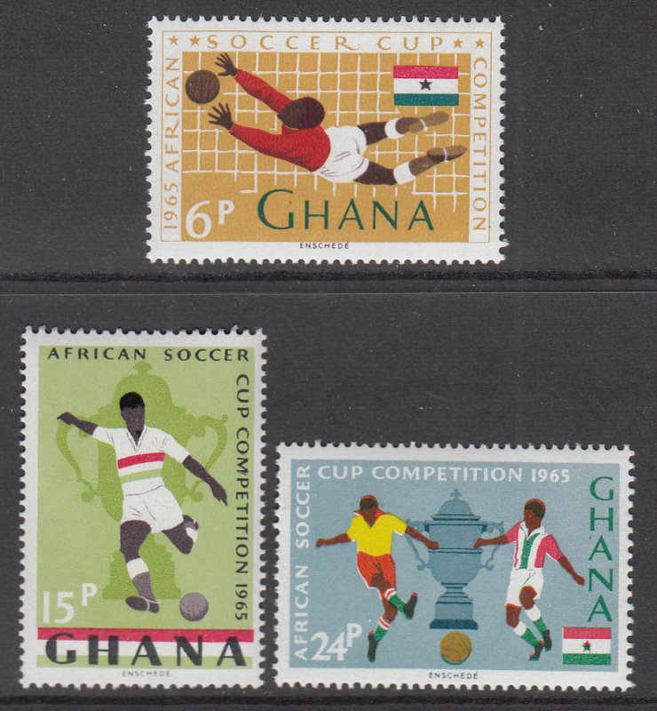 Ghana 233-235 Soccer MNH VF