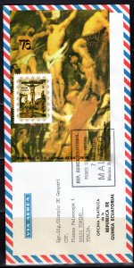 Equatorial Guinea 1976  Mi# Bl.217 Easter 76/Italy'76/Paintings S/S FDC ...