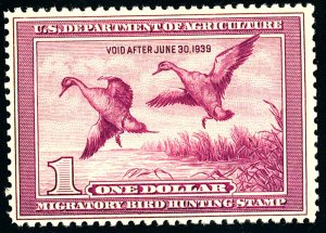 U.S. #RW5 MINT OG NH