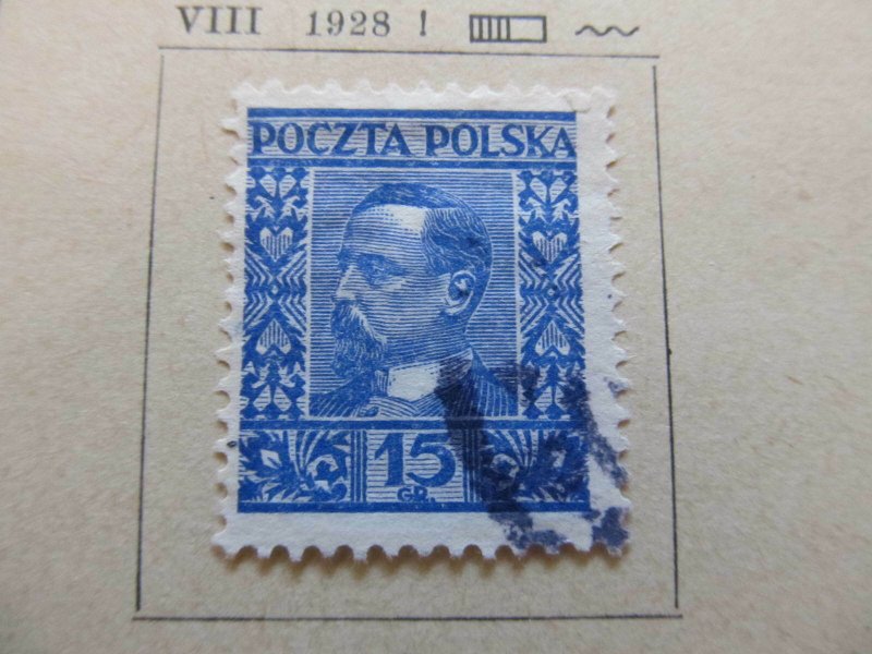 A13P8F101 Polen Polska Poland Poland 1928 15gr fine used stamp-