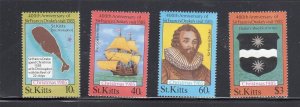 ST. KITTS #173-176 1985 CHRISTMAS MINT VF NH O.G