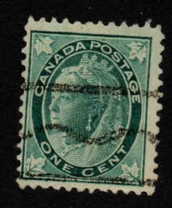 CANADA Scott 67 Used 1897 1c Victoria