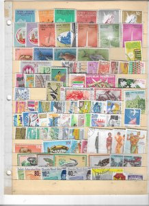 BERMUDA COLLECTION ON STOCK SHEET MINT/USED