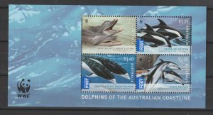 AUSTRALIA 2009 WWF SG MS 3201 MNH