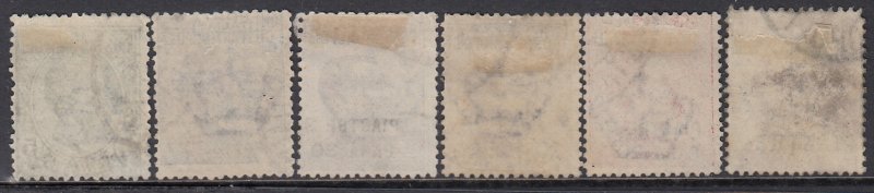 Italy Costantinopoli - Sassone n.76-81 used