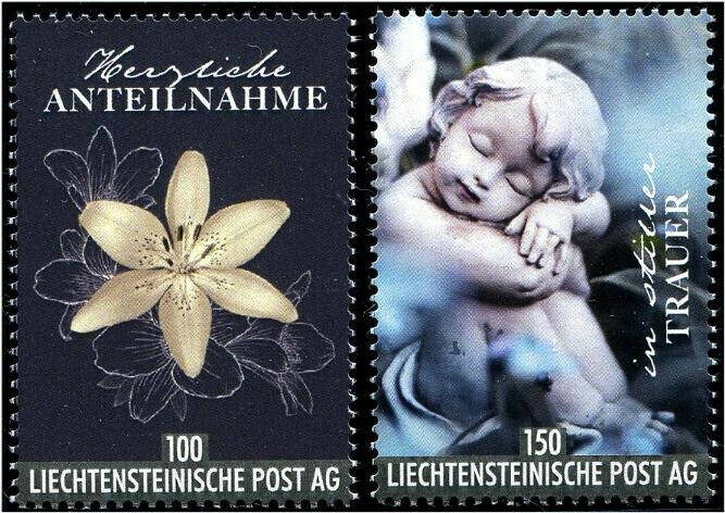 HERRICKSTAMP NEW ISSUES LIECHTENSTEIN Mourning 2020