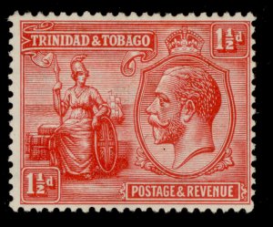 TRINIDAD & TOBAGO GV SG220, 1½d bright rose, M MINT.