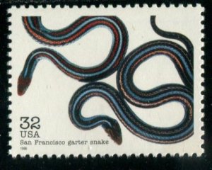 3105k US 32c Endangered Species - SF Garter Snake, MNH
